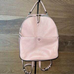 Kate Spade Polly Pebble Leather Dusty Blush Pink Backpack